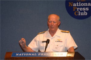 In September 2005, ADM Robert Willard, then Navy Vice Chief of Naval Operations, makes remarks at the 20th Anniversary Celebration